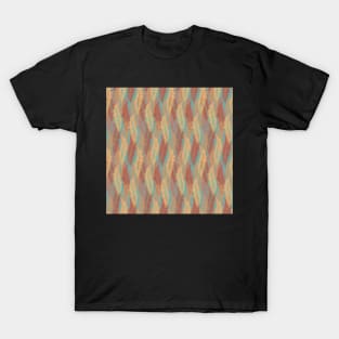 Feathers Pattern in Soft Coral T-Shirt